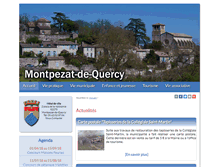 Tablet Screenshot of montpezat-de-quercy.com